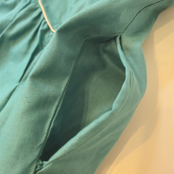 Vintage Turquoise Bodysuit Sz 9 - Picture 3 of 9